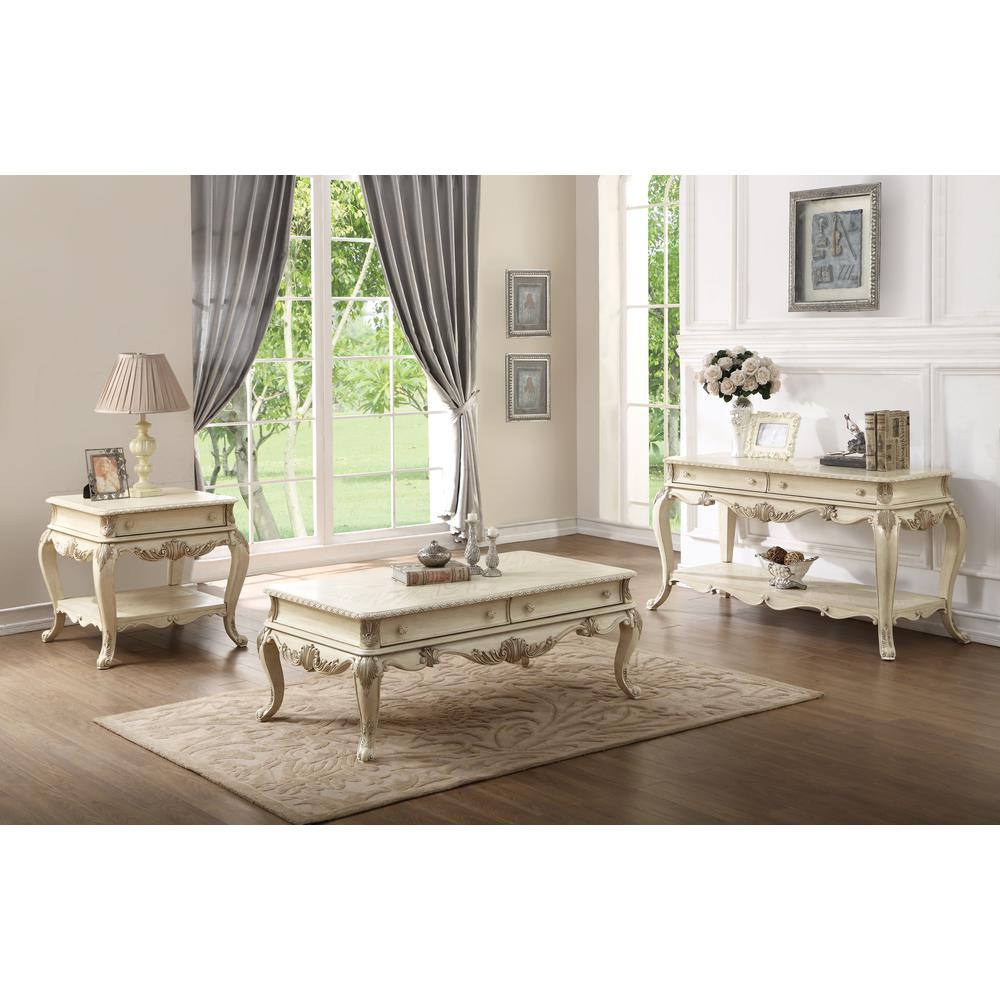 Ragenardus Coffee Table Antique White. Picture 4