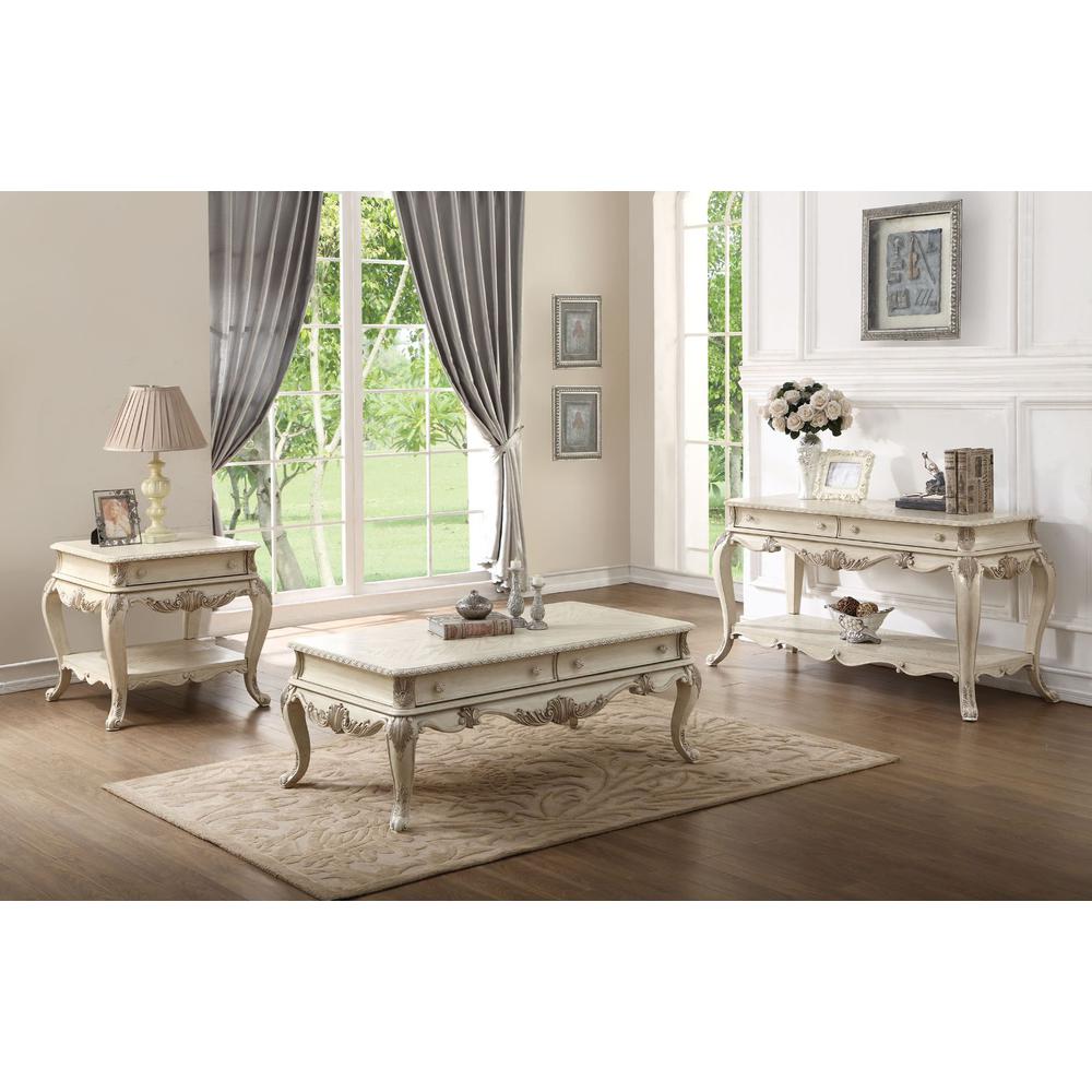 End Table, Antique White 86022. Picture 2