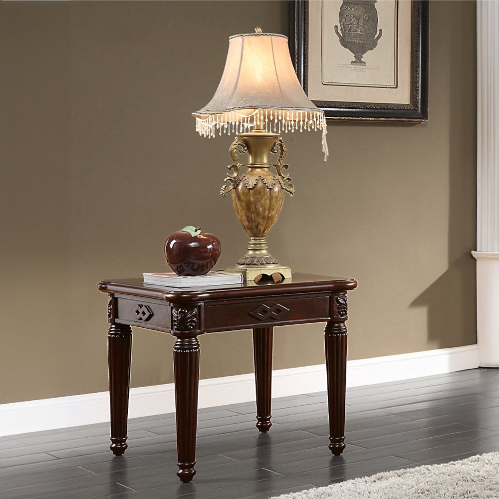 Chateau De Ville End Table Espresso. Picture 1