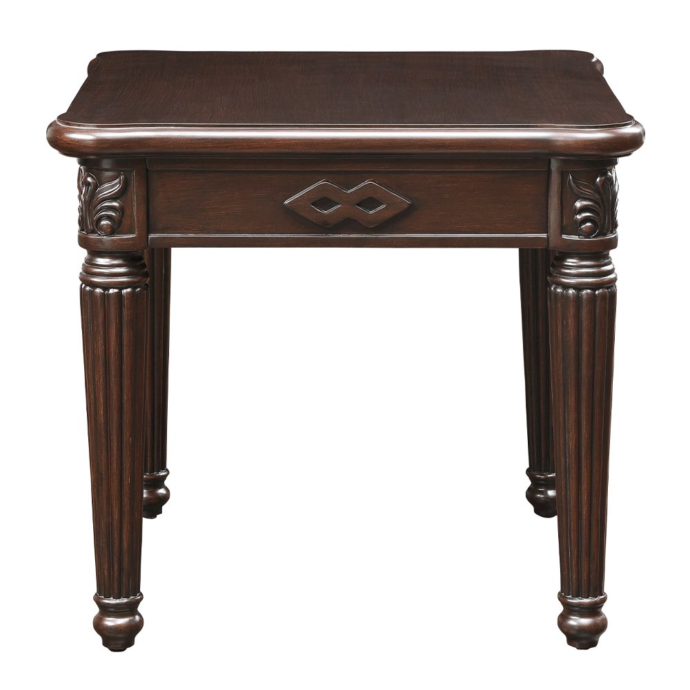 Chateau De Ville End Table Espresso. Picture 3