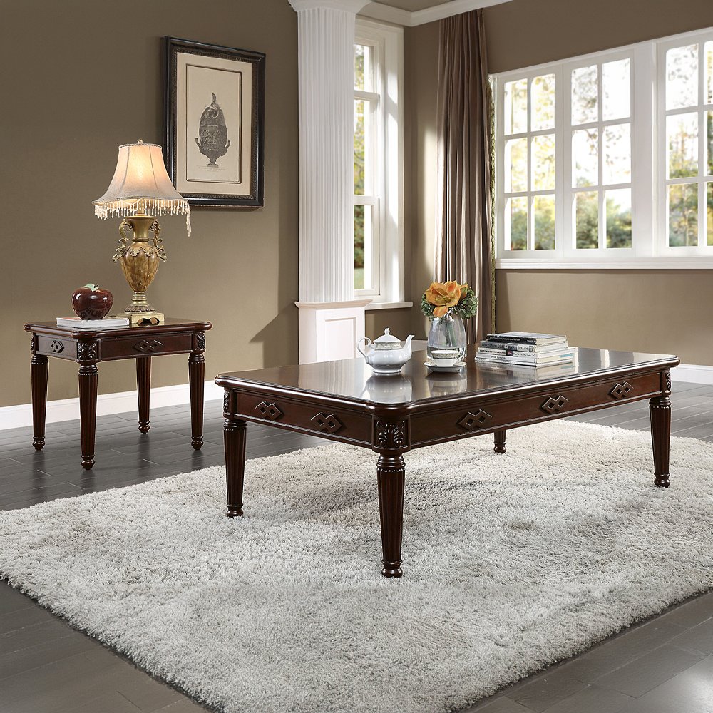 Chateau De Ville End Table Espresso. Picture 5