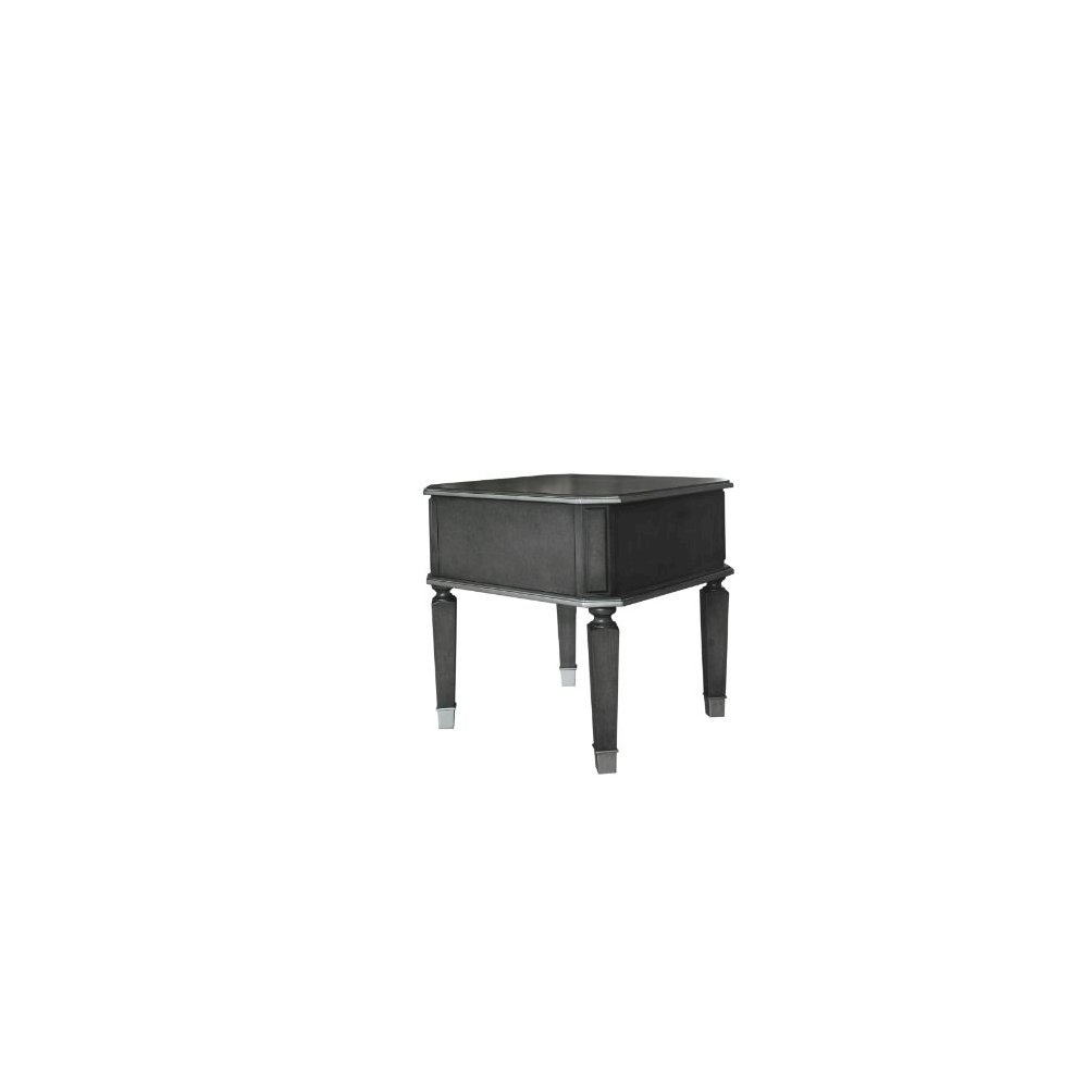 House Beatrice End Table Charcoal & Light Gray. Picture 5