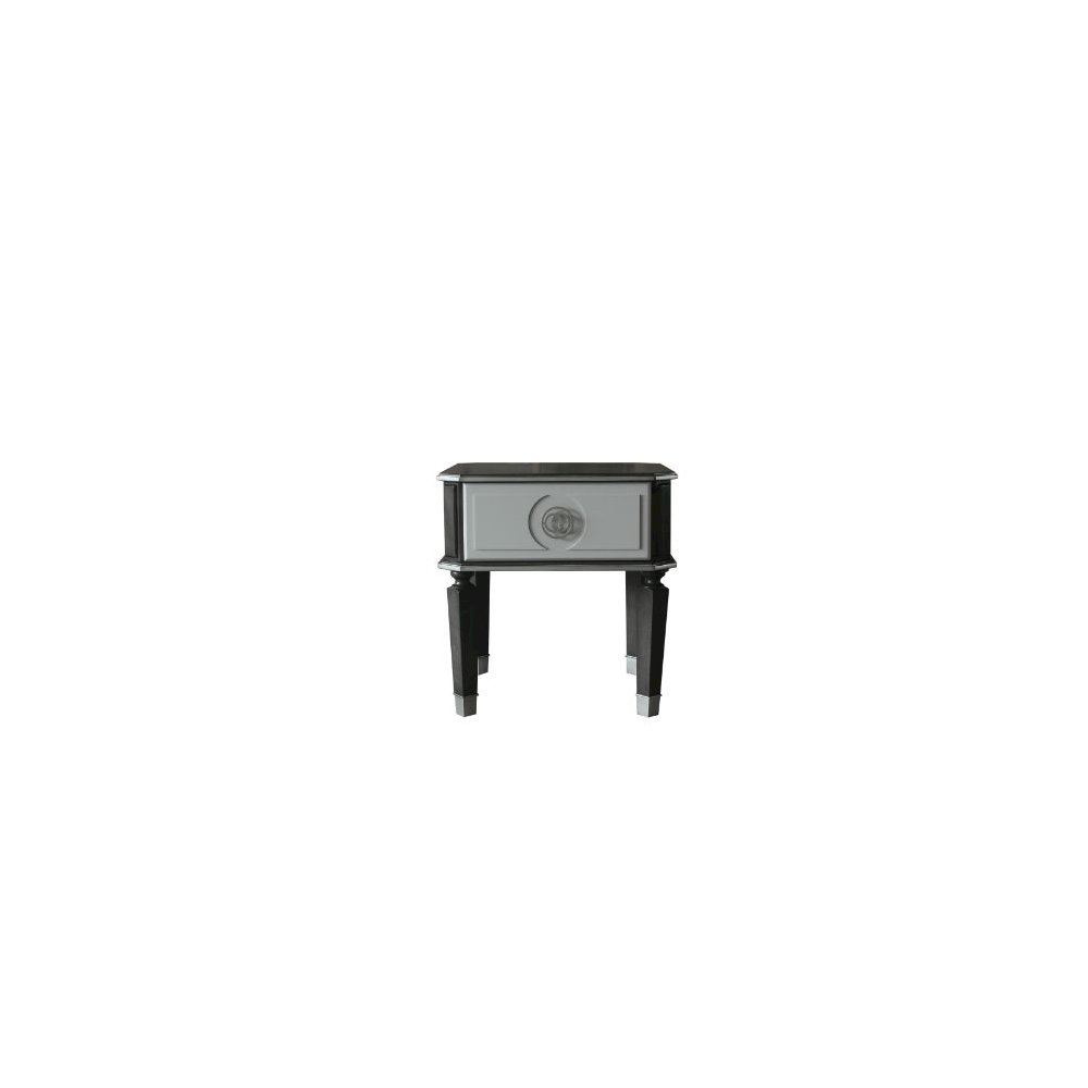 House Beatrice End Table Charcoal & Light Gray. Picture 9