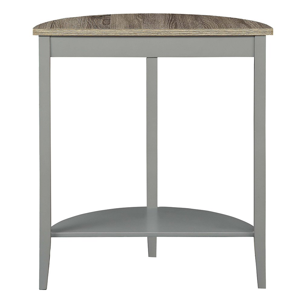 Justino Console Table Natural Oak & Gray. Picture 4