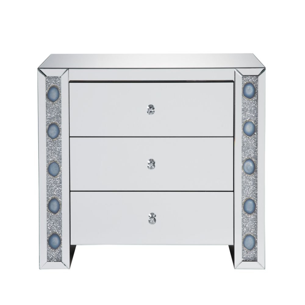 Sonia Console Table Mirrored & Faux Agate. Picture 3