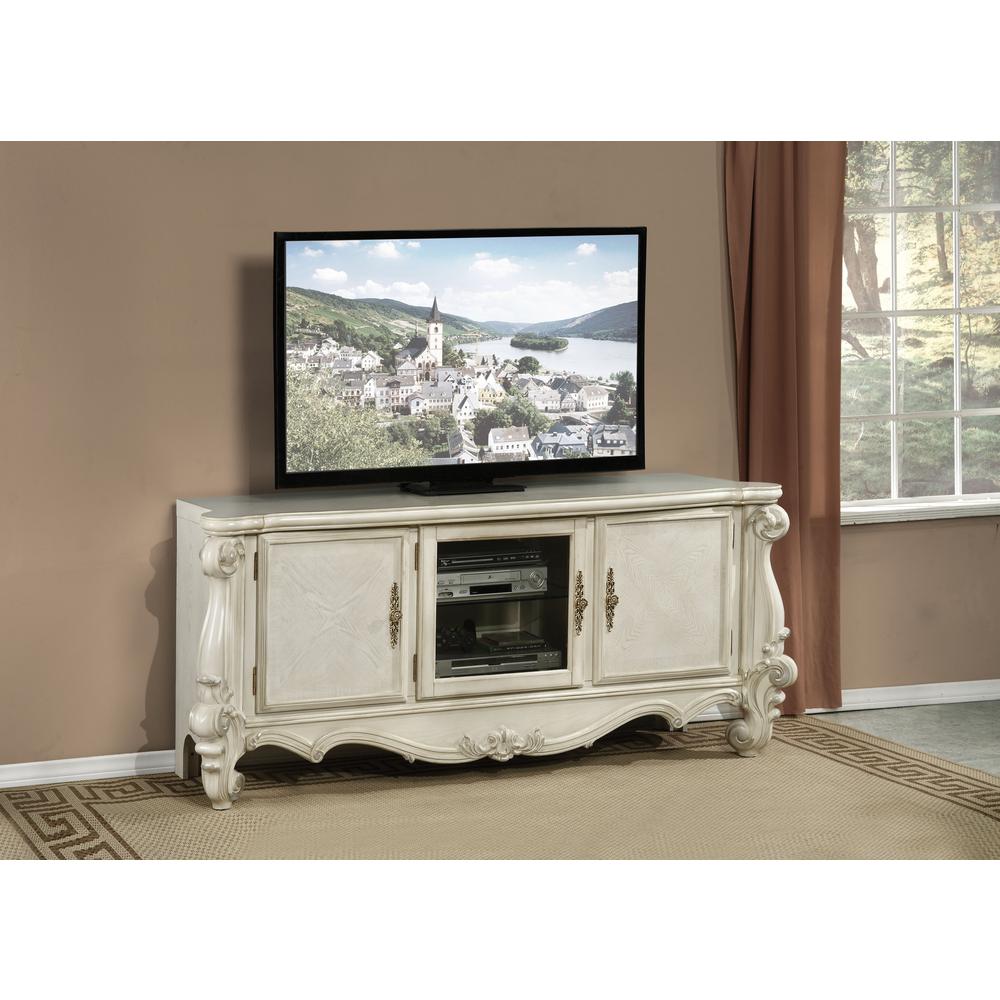 Versailles TV Console, Bone White (91324). Picture 4