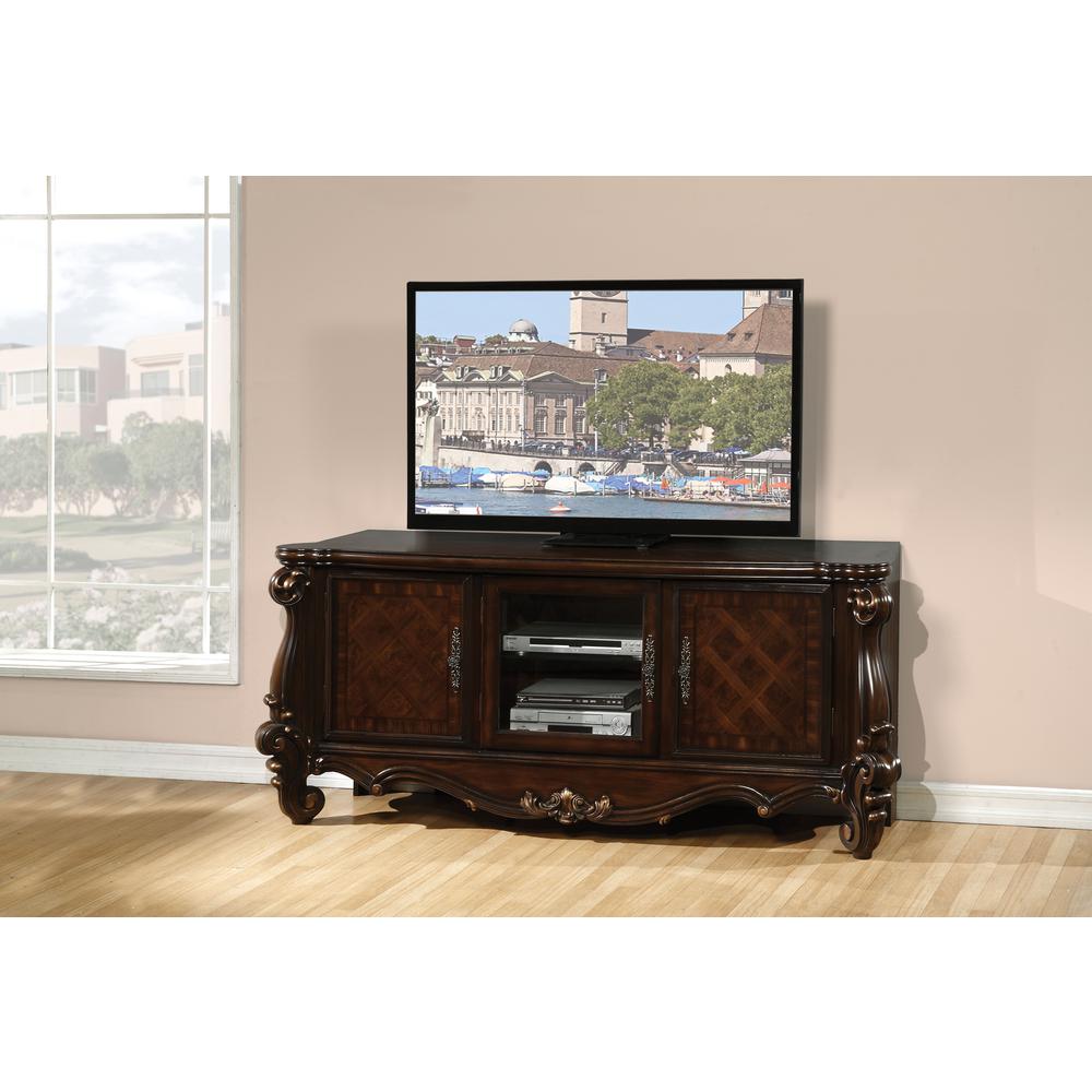 Versailles TV Stand Cherry Oak. Picture 4