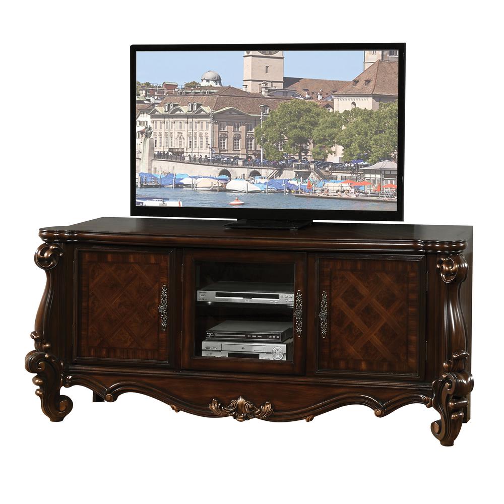 Versailles TV Stand Cherry Oak. Picture 1