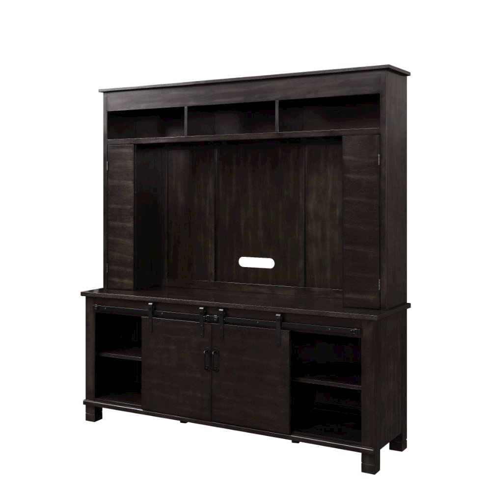 Apison Entertainment Center (Include 91617FIR) Espresso. Picture 1