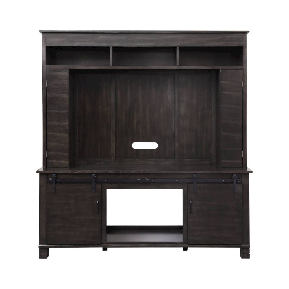 Apison Entertainment Center (Include 91617FIR) Espresso. Picture 2