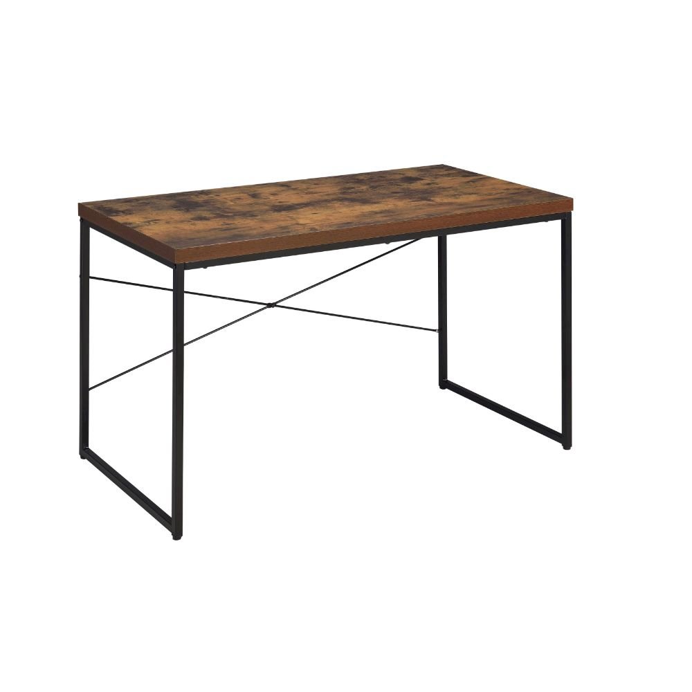Bob Writing Desk(Same AC00906) Weathered Oak & Black. Picture 1