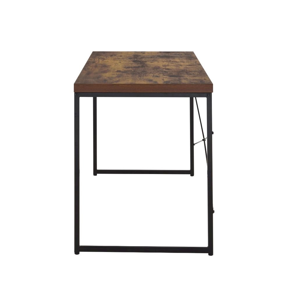 Bob Writing Desk(Same AC00906) Weathered Oak & Black. Picture 3