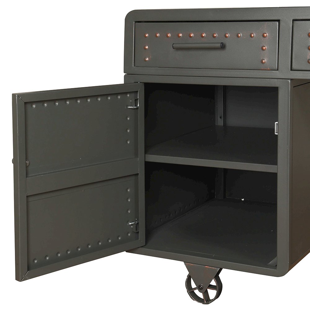 Actaki Executive Writing Desk Sandy Gray. Picture 4