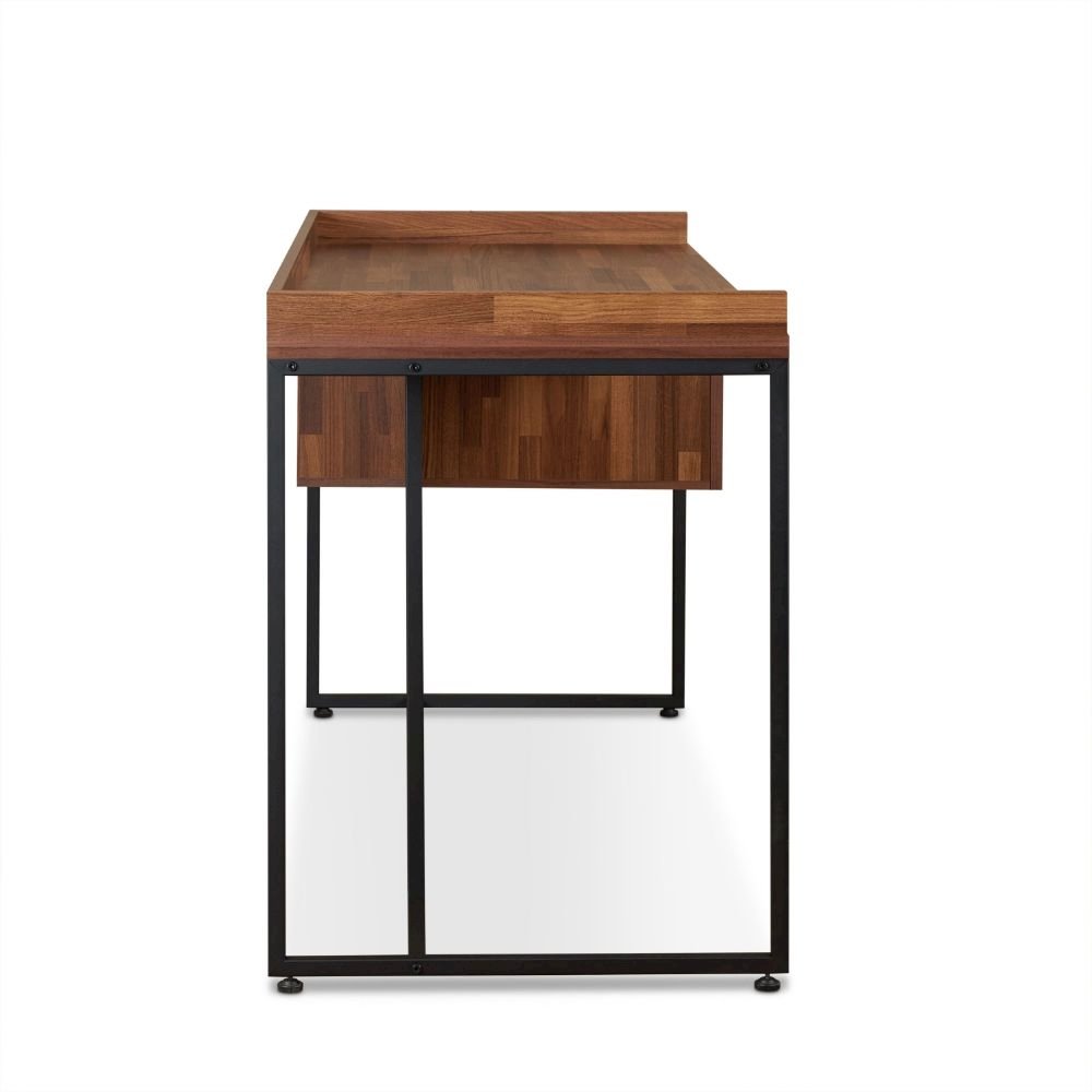 Sara Writing Desk Walnut & Sandy Black. Picture 4