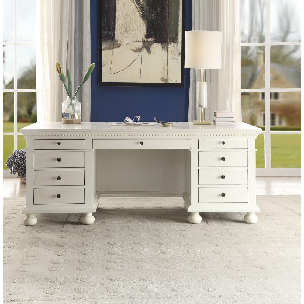 Gustave Executive Desk, Cream (92482). Picture 1