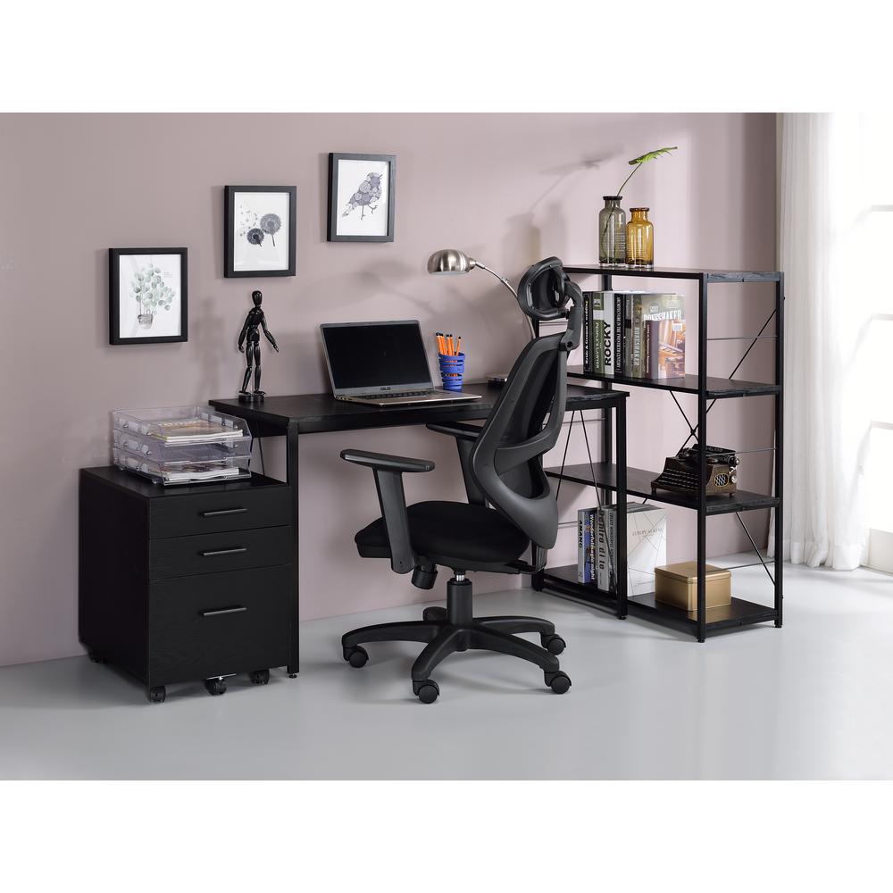Zaidin Writing Desk Black. Picture 2