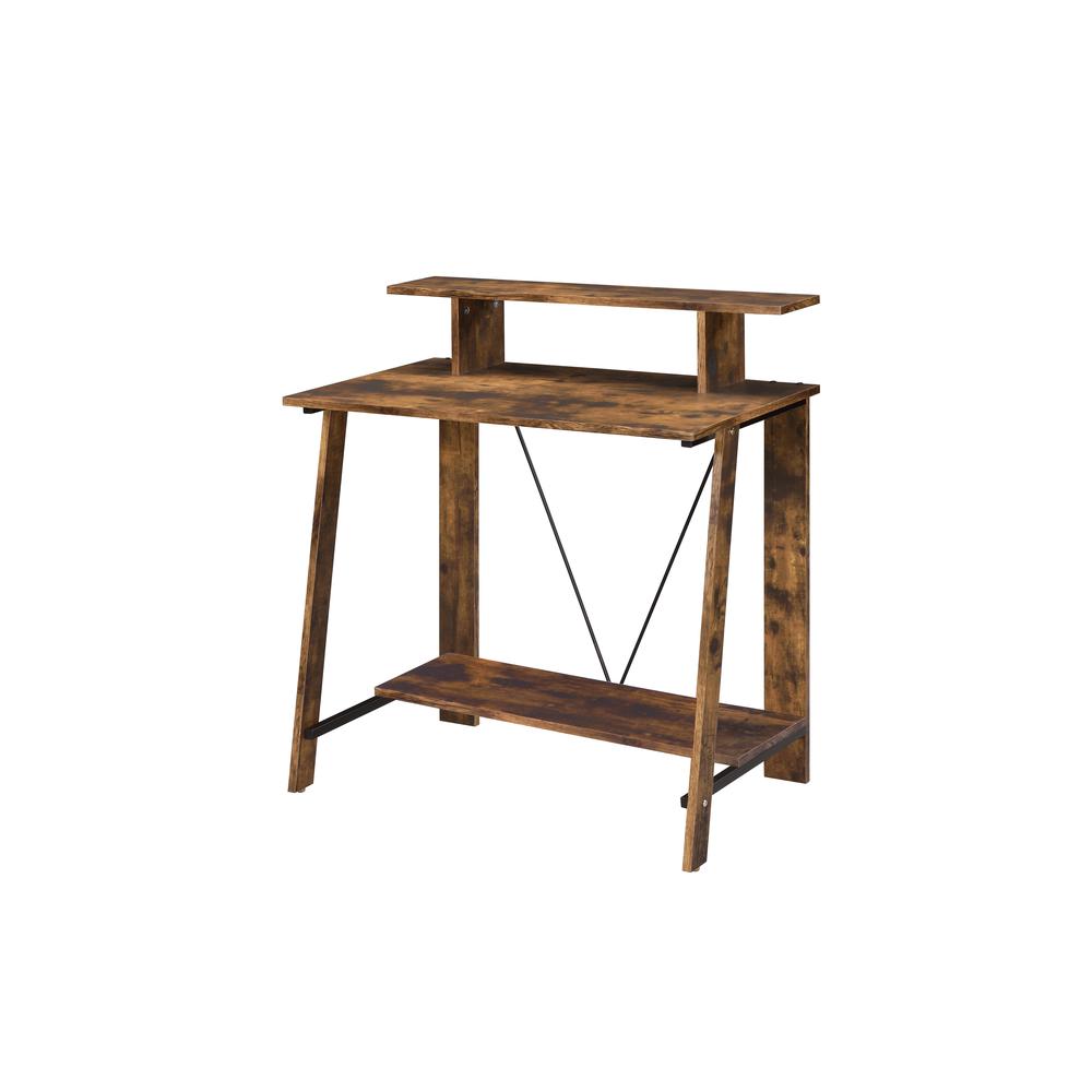 Writing Desk, Weathered Oak & Black Finish 92730. Picture 6