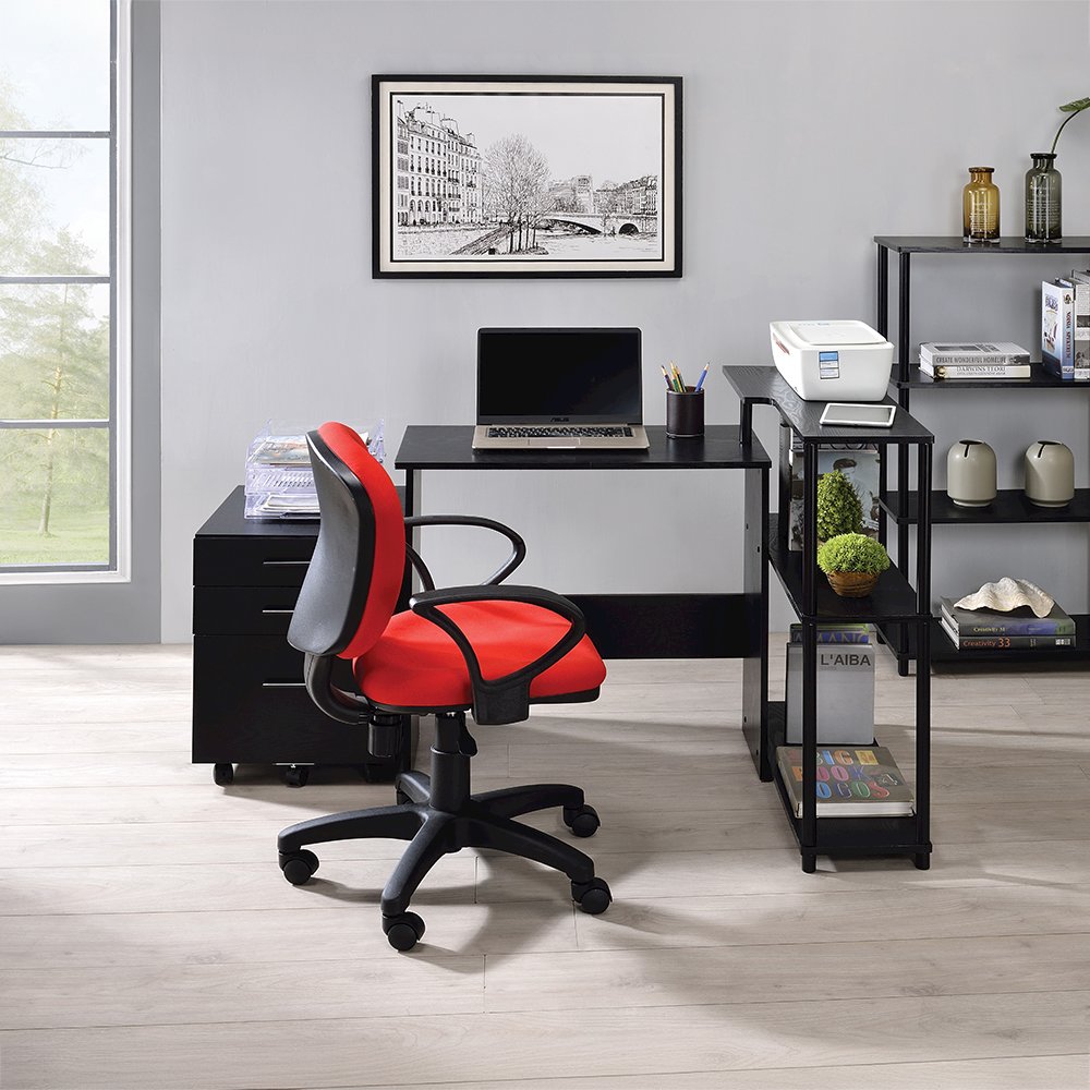 Ievi Writing Desk Black. Picture 6