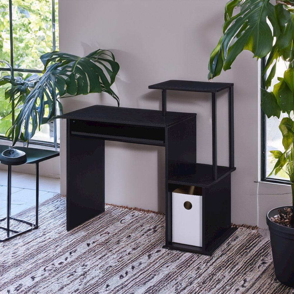 Lyphre Computer Desk Black. Picture 1