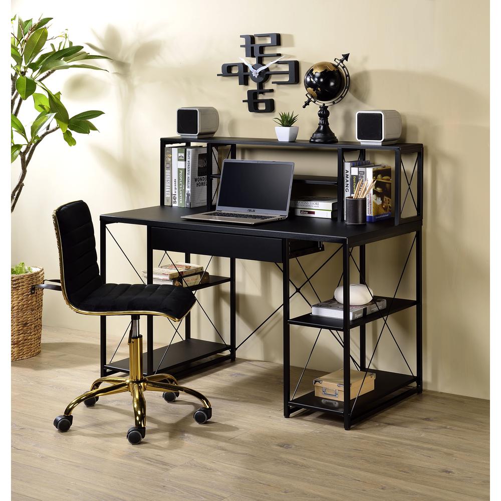 Music Recording Studio Desk, Black 92877. Picture 1