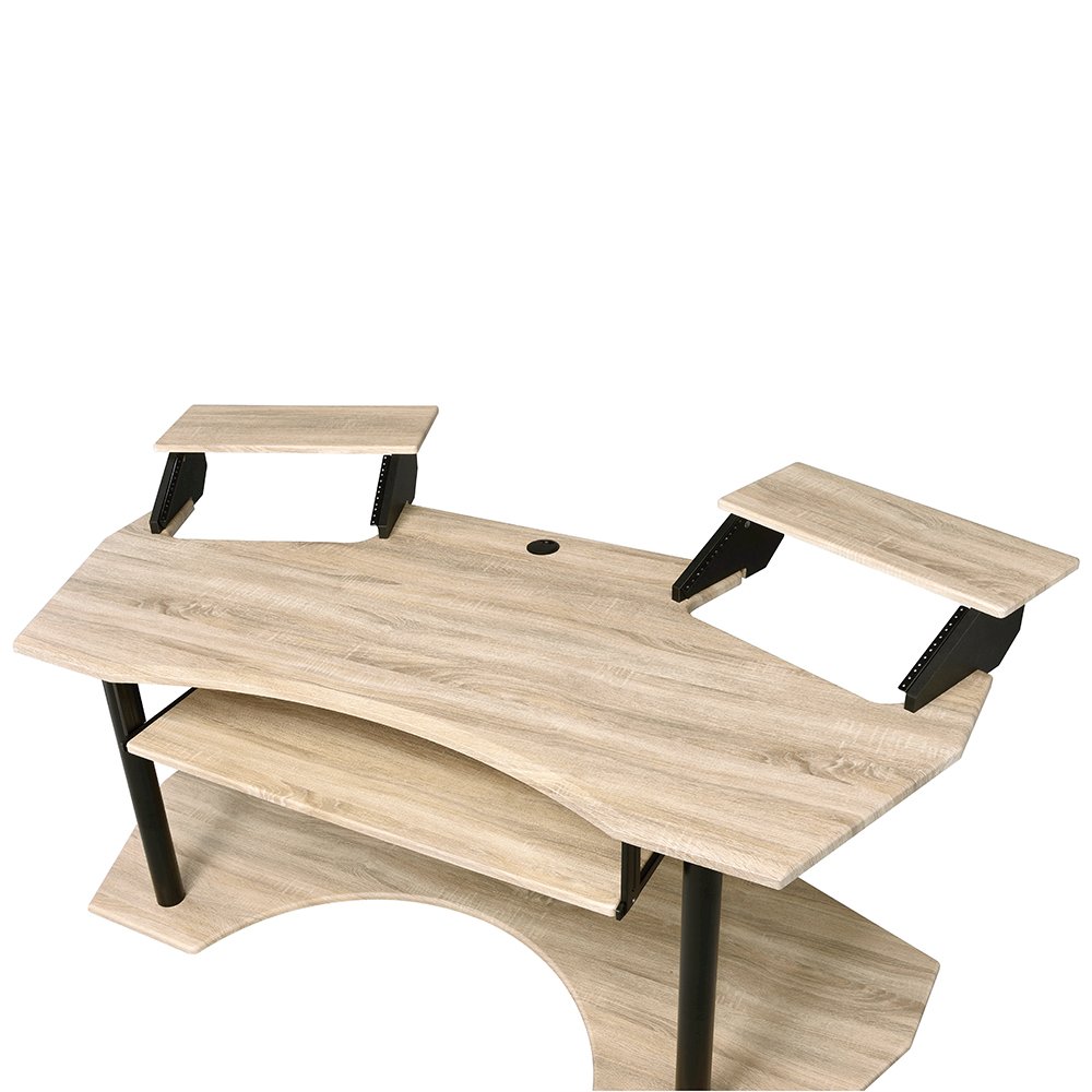 Eleazar 71" Music Studio Desk Natural Oak. Picture 5