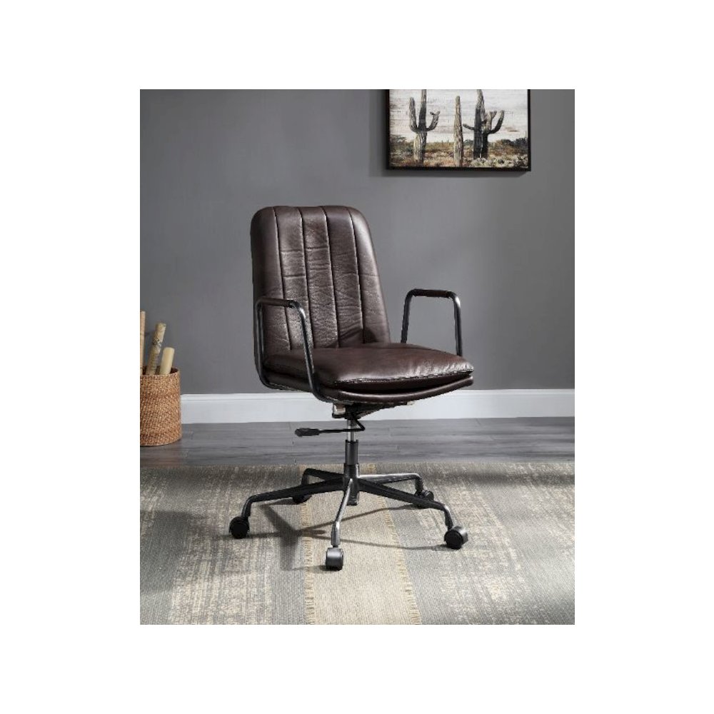 Eclarn Swivel Office Chair Mars Top Leather. Picture 6