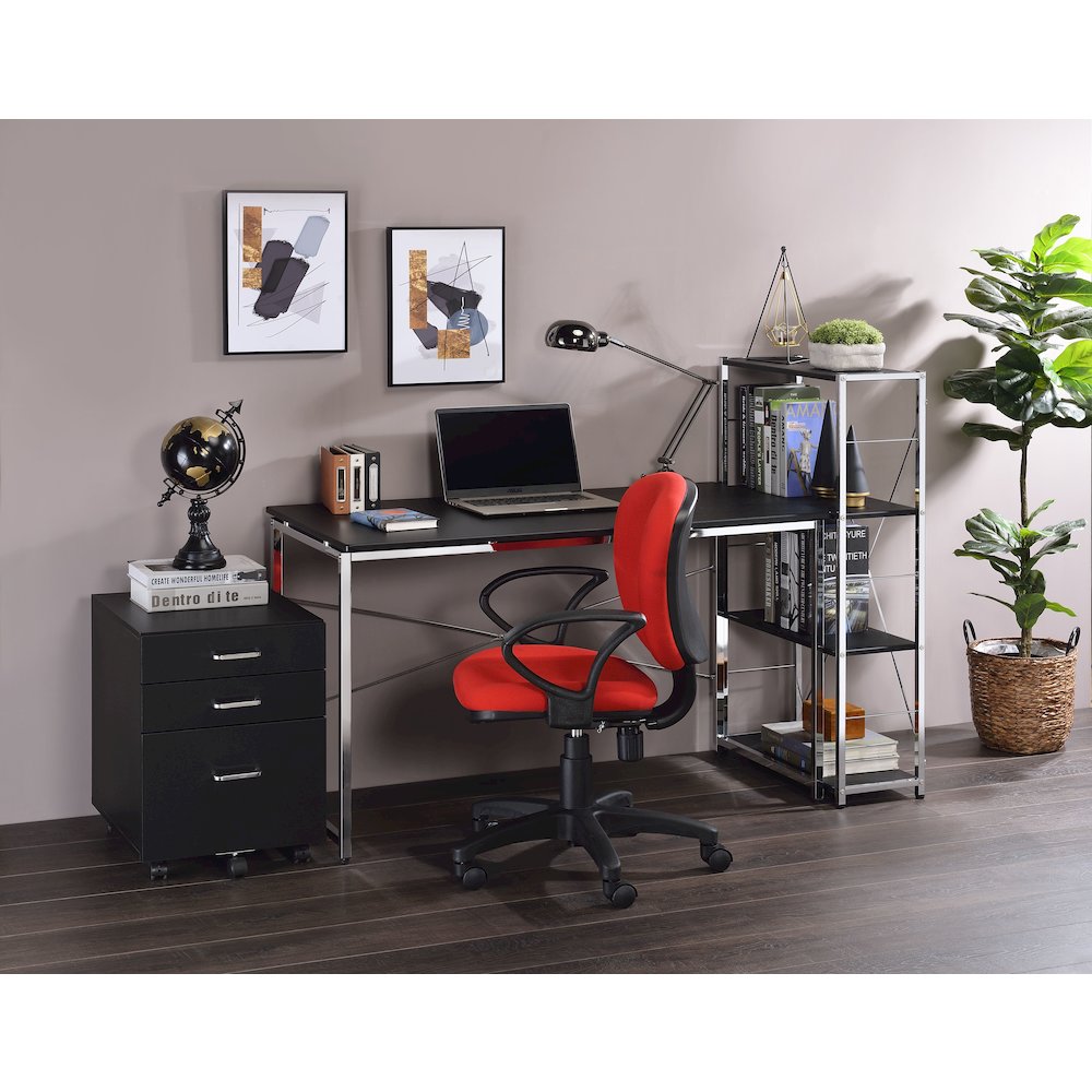 Tennos Cabinet Black & Chrome. Picture 5