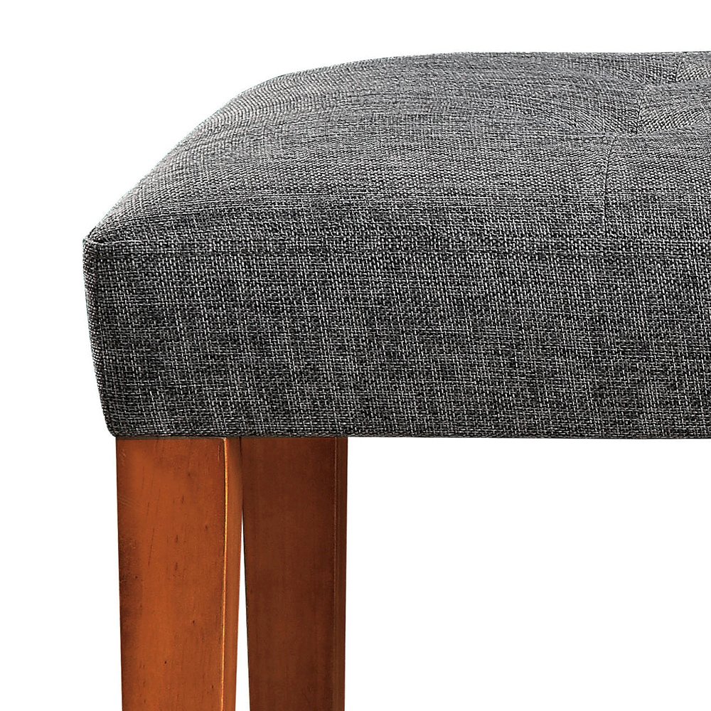 Charla Bench Gray & Oak. Picture 6