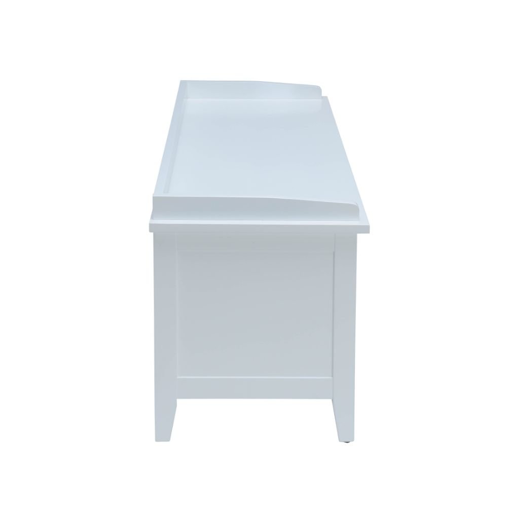 Flavius Bench w/Storage White. Picture 3