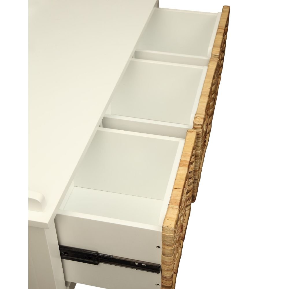 Flavius Bench w/Storage White. Picture 4