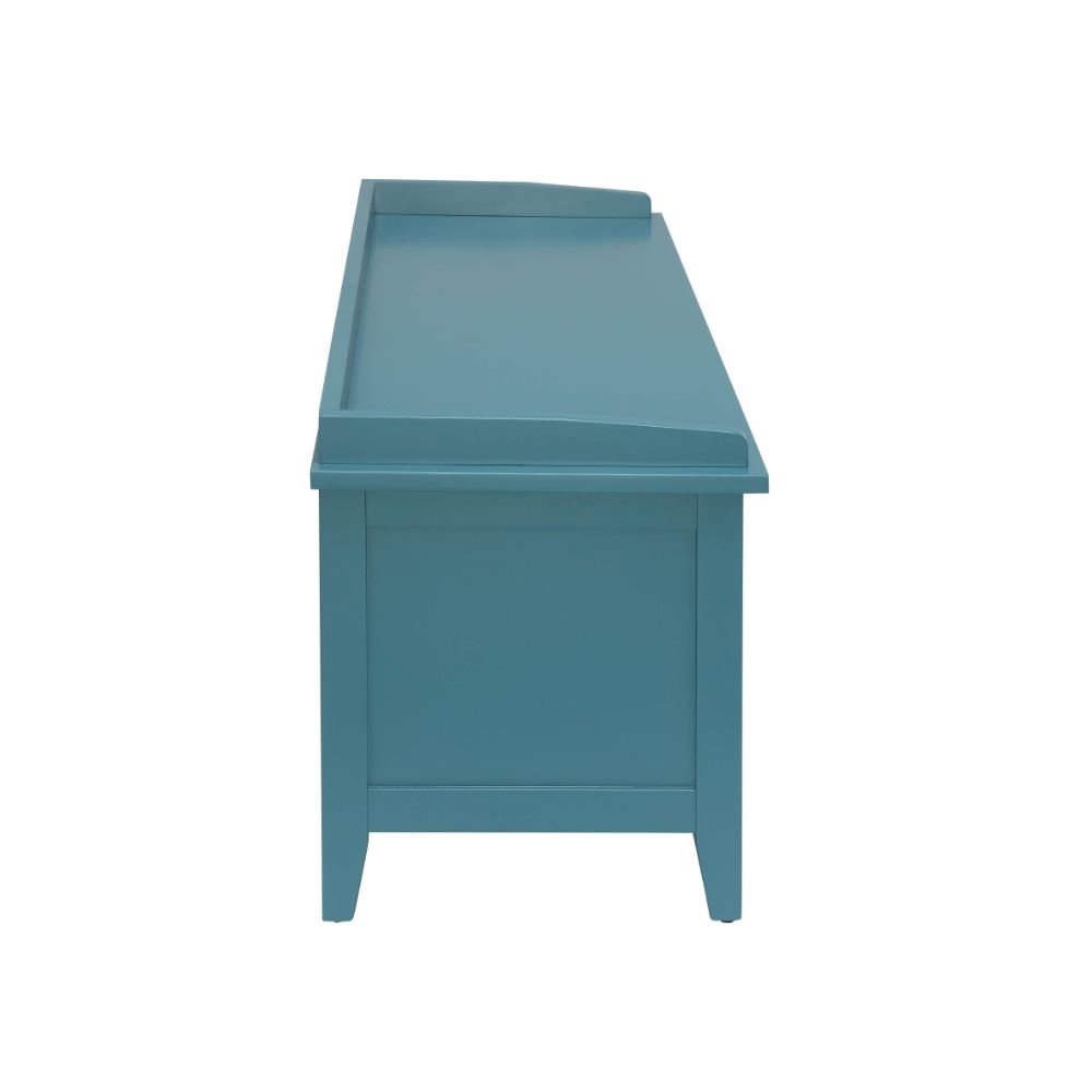 Flavius Bench w/Storage Teal. Picture 3