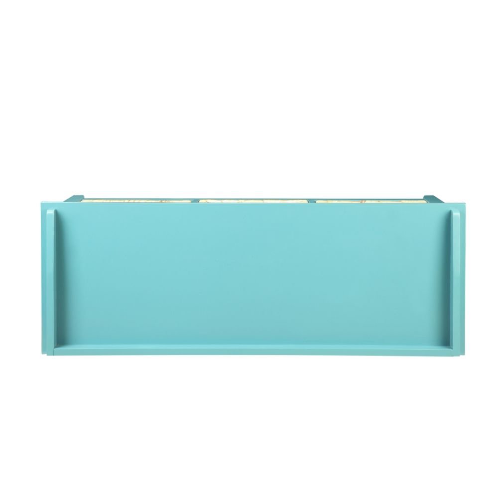 Flavius Bench w/Storage Teal. Picture 5