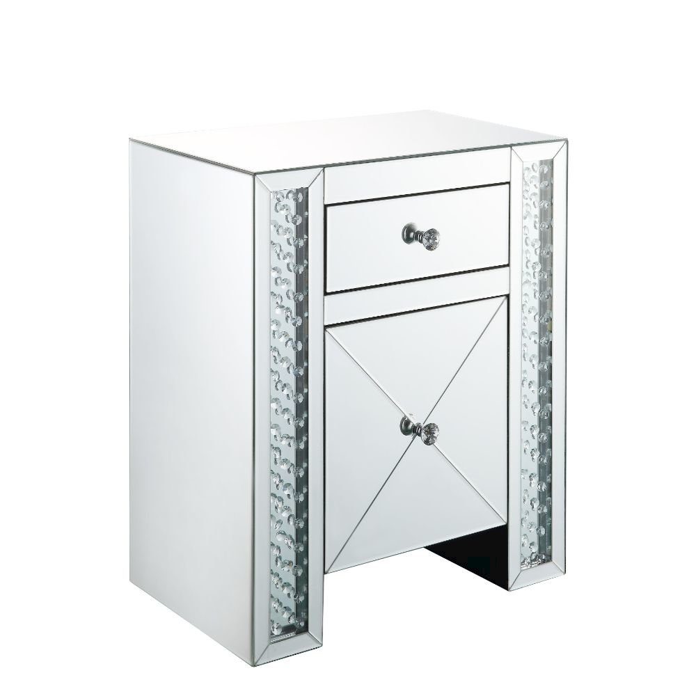 Nysa Accent Table Faux Crystals. Picture 1