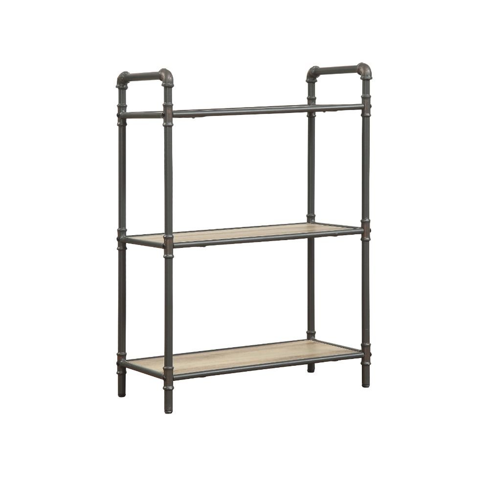 Itzel BookShelf Antique Oak & Sandy Gray. Picture 1