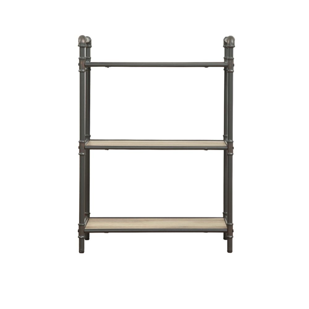 Itzel BookShelf Antique Oak & Sandy Gray. Picture 2