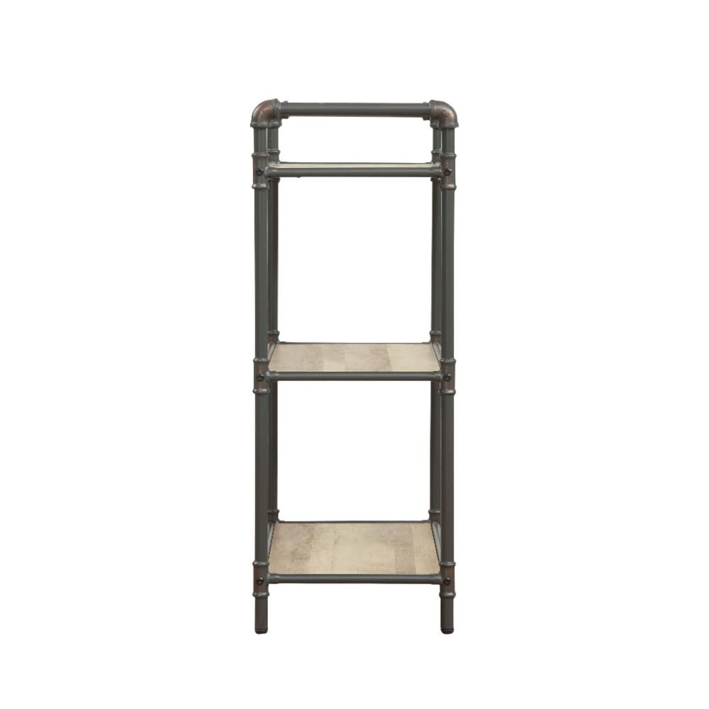 Itzel BookShelf Antique Oak & Sandy Gray. Picture 3