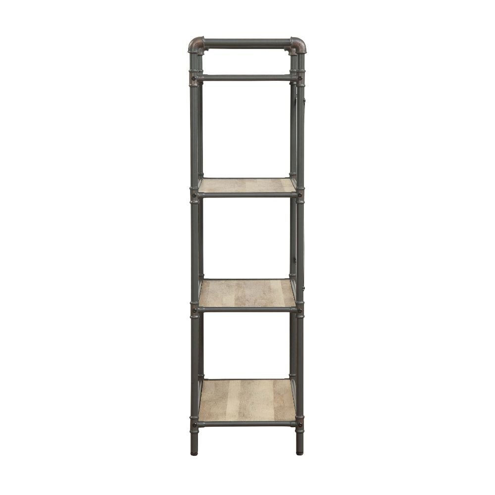 Itzel BookShelf Antique Oak & Sandy Gray. Picture 3