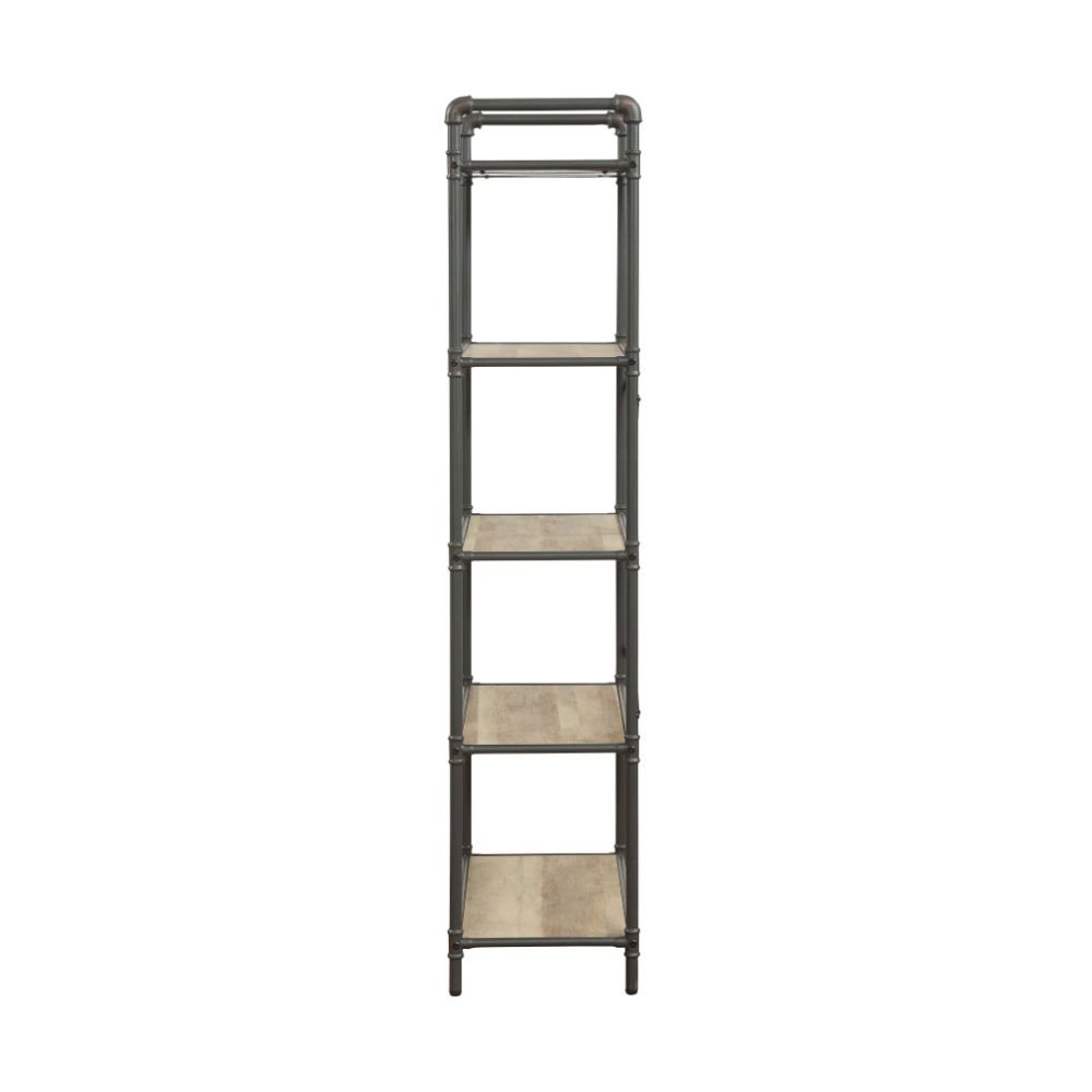 Itzel BookShelf Antique Oak & Sandy Gray. Picture 3