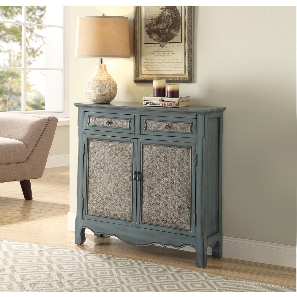 Winchell Console Table, Antique Blue. Picture 1
