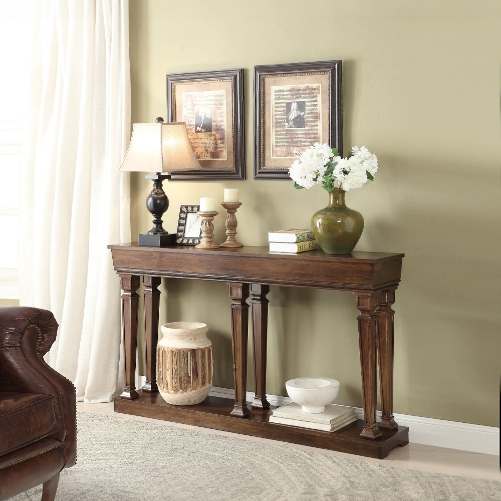Garrison Console Table Oak. Picture 6