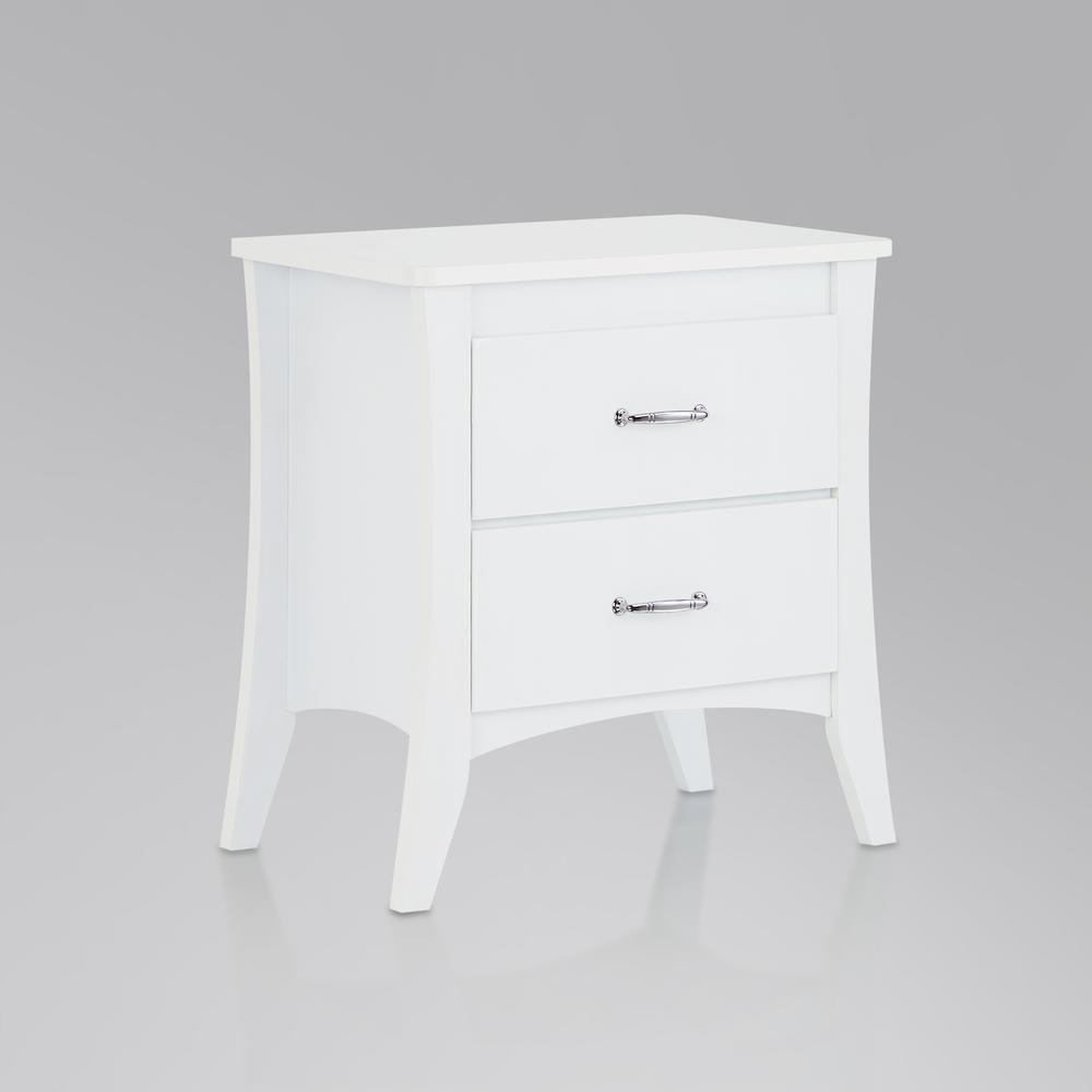Babb Accent Table White. Picture 1