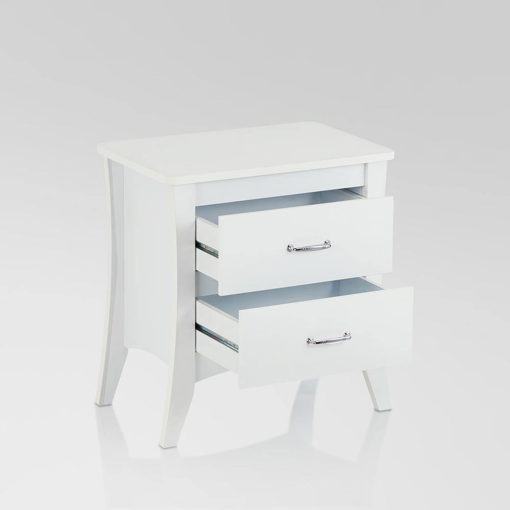 Babb Accent Table White. Picture 3