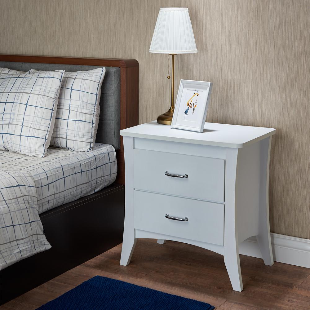 Babb Accent Table White. Picture 5