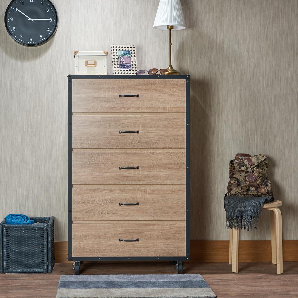 Bemis Chest, Weathered Light Oak. Picture 5