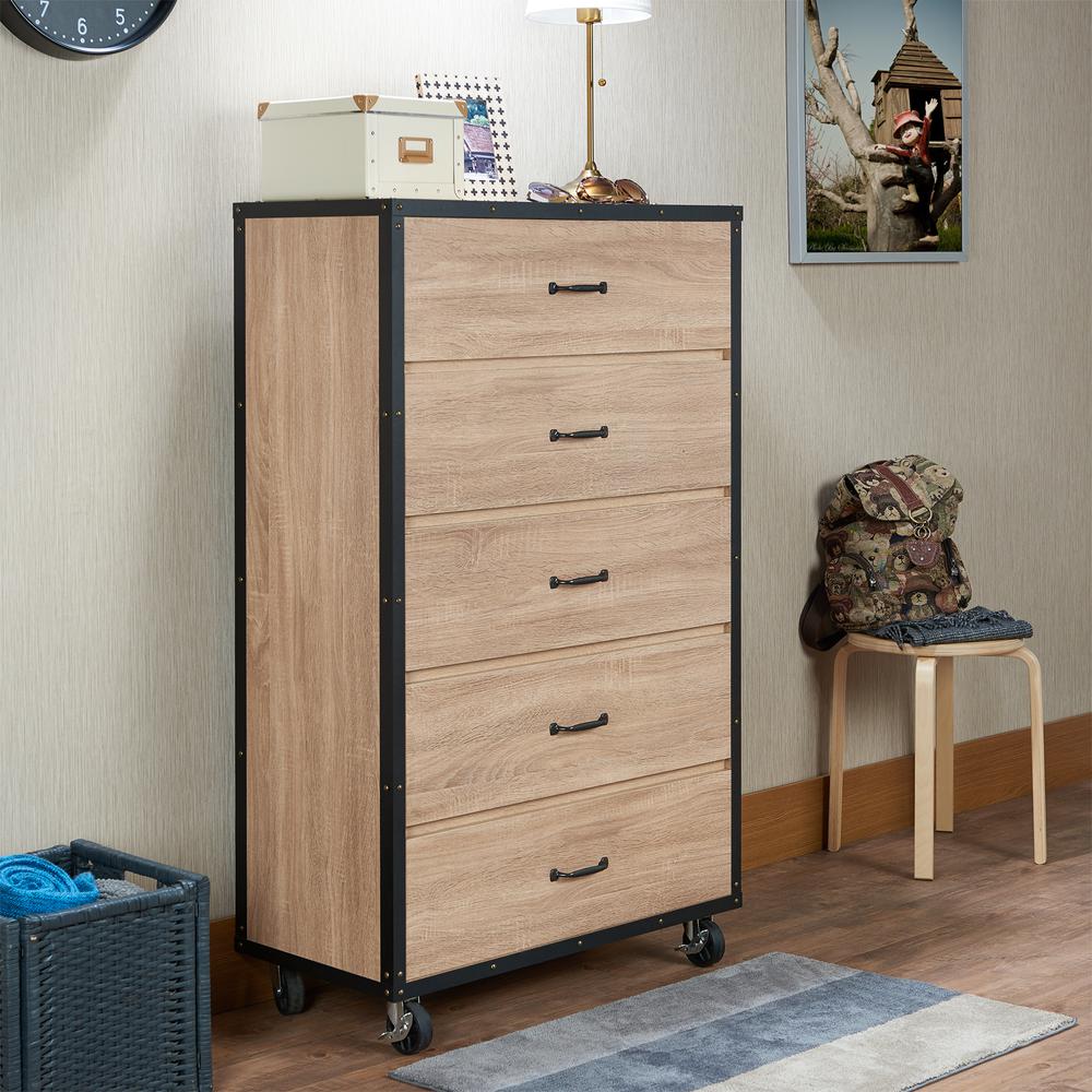 Bemis Chest, Weathered Light Oak. Picture 6