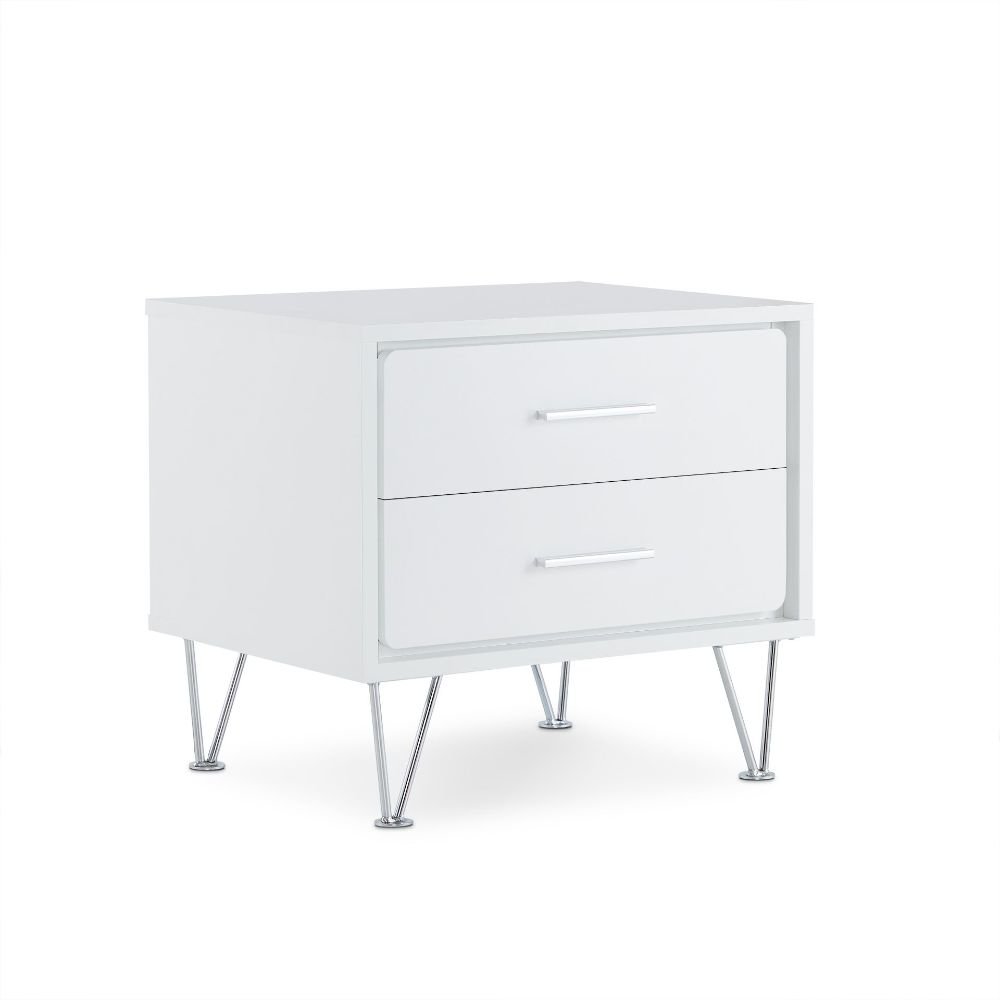 Deoss Accent Table White. Picture 1