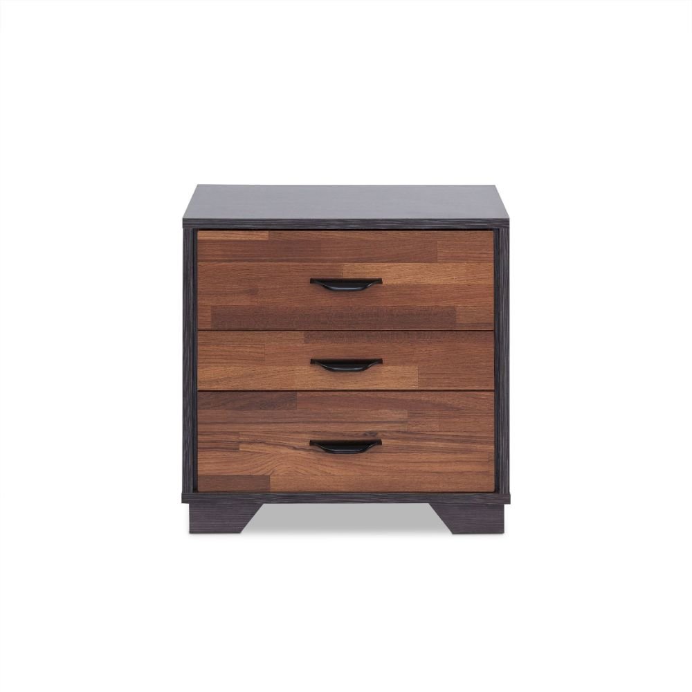 Eloy Accent Table Walnut & Espresso. Picture 3