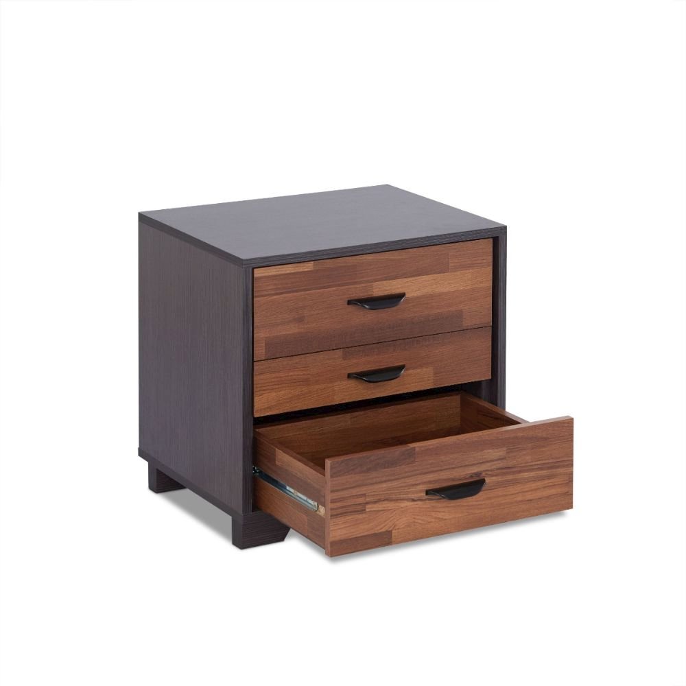 Eloy Accent Table Walnut & Espresso. Picture 4