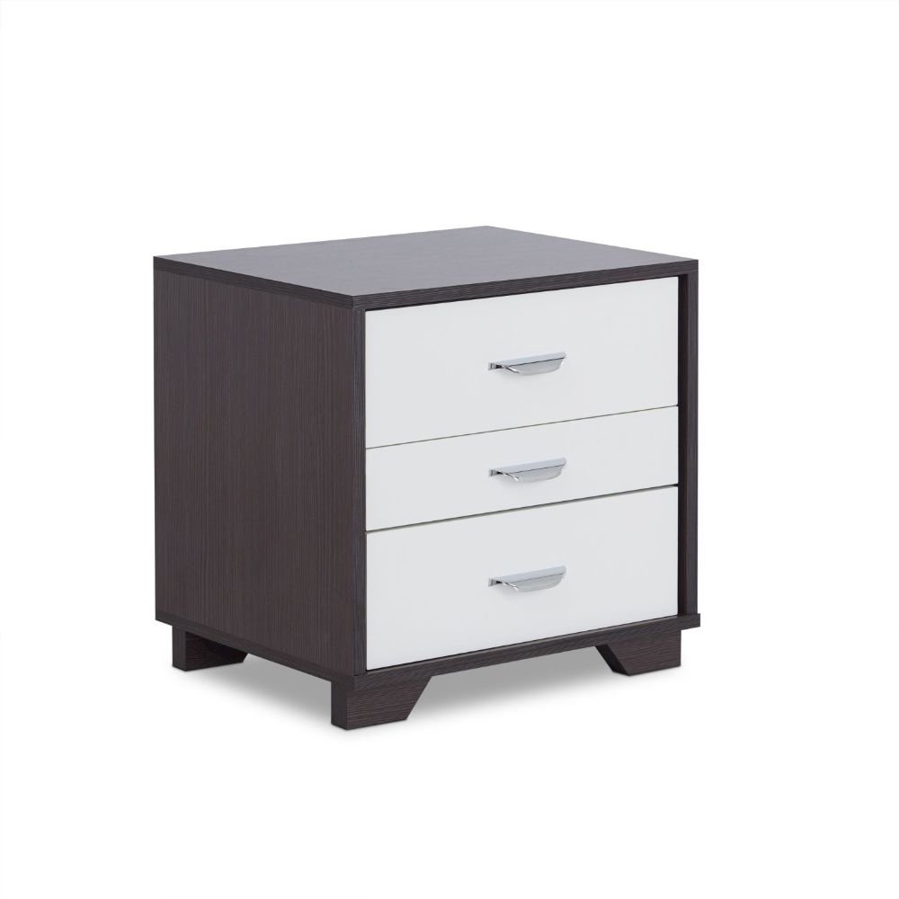 Eloy Accent Table White & Black. Picture 1
