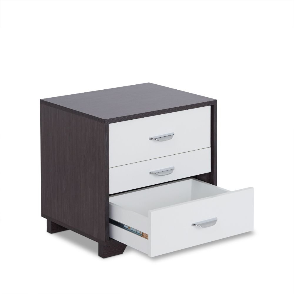 Eloy Accent Table White & Black. Picture 2